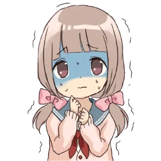 😱 emoji Зайка–тян @nyasticks Telegram sticker 22 of 41