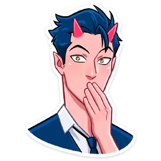 🙊 emoji Дьявол :: @stickroom Telegram sticker 9 of 48