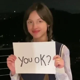 🤨 emoji olivia rodrigo by @oliviasdoll Telegram sticker 24 of 100