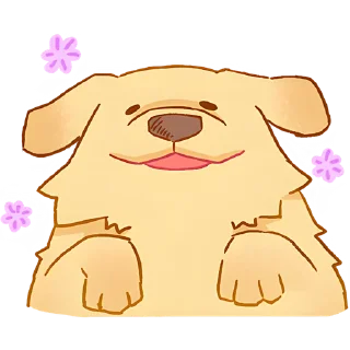 Sticker from Милый ретривер @Nyasticks