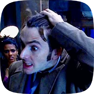 Sticker from Doctor Who. Ten. 2.0