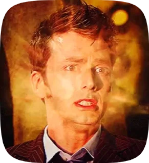 😭 emoji Doctor Who. Ten. 2.0 Telegram sticker 7 of 50