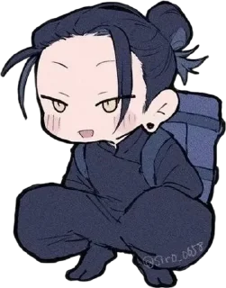 🌟 emoji Гето чиби :: @animestikerr1 Telegram sticker 10 of 14