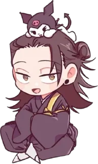 🌟 emoji Гето чиби :: @animestikerr1 Telegram sticker 8 of 14