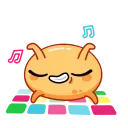 💃 emoji Колобок @FOXDIZIGNERLIFE @dmitrieva_motion Telegram sticker 22 of 25