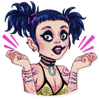 😃 emoji The Witness Girl Telegram sticker 7 of 25