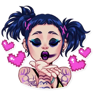 😘 emoji The Witness Girl Telegram sticker 2 of 25