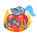❤️‍🔥 Date Knight, Telegram sticker 21 of 22