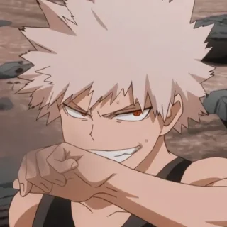 💢 emoji Кацуки Бакуго 💢 Telegram sticker 14 of 30
