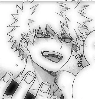 🌟 emoji Бакуго Кацуки -> @animebotsa Telegram sticker 6 of 42