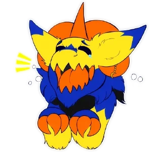 😂 emoji Hyde the Wickerbeast Telegram sticker 6 of 120