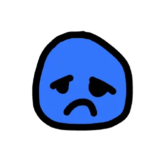 😔 emoji Drawl Brawl — @drawlbrawlteam Telegram sticker 9 of 21