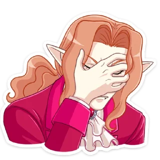 🤦 emoji Вампир Ян @nyasticks Telegram sticker 22 of 49