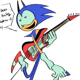 🎸 emoji реврайт соник @stickers_oma Telegram sticker 9 of 120