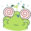 😵‍💫 emoji Лягуш Пип (@TgSticker) Telegram sticker 16 of 48