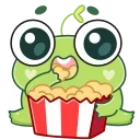 🍿 emoji Лягуш Пип (@TgSticker) Telegram sticker 12 of 48