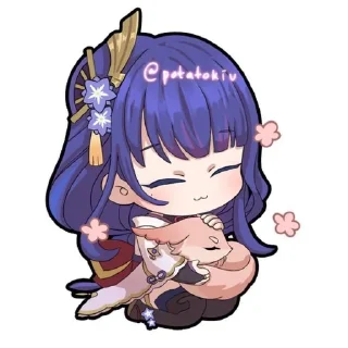 🌟 emoji райден Telegram sticker 18 of 22