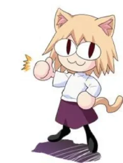 👍 emoji Neko Ark Telegram sticker 8 of 40