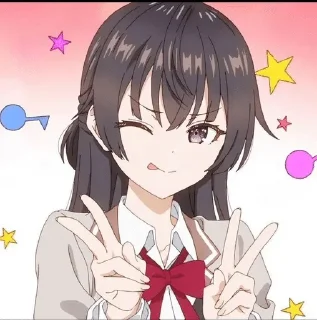 🌟 Yuki Suou, Telegram sticker 19 of 87