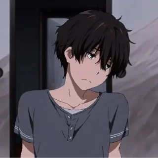 🖤 emoji Oreki Houtarou Telegram sticker 5 of 82