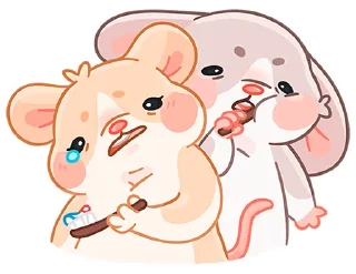 Sticker from @TgSticker Крошка Обнимышка без надписей