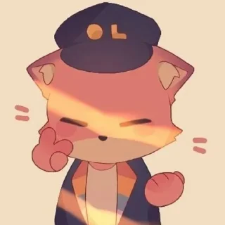 🦊 emoji <3 Fox ♡ Telegram sticker 6 of 31