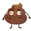 😑 emoji Какашечка :: @mosticks Telegram sticker 15 of 48