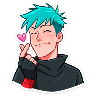 ❤️ emoji Ниндзя Изаму :: @stickroom Telegram sticker 7 of 20