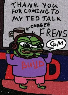 Sticker from GM, FRENS