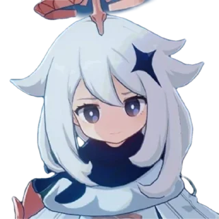 😶 emoji Cute Paimon by @peach_artworld Telegram sticker 22 of 30