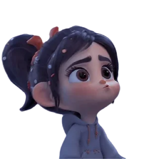 Sticker from Cute Vanellope by @peach_artworld