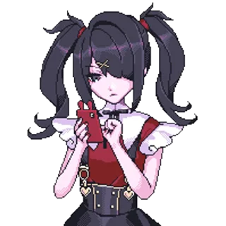 😐 emoji AmeKAngel 2 Telegram sticker 20 of 107