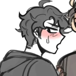 ❔ emoji Адам безмамный(арты не мои) Telegram sticker 15 of 47