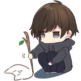 😞 emoji Menhera Kun Pt.2 @jp_stickers Telegram sticker 12 of 40