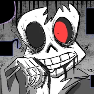 💊 .🪚horror sans🪚. @kirkland4kiki, Telegram sticker 8 of 33
