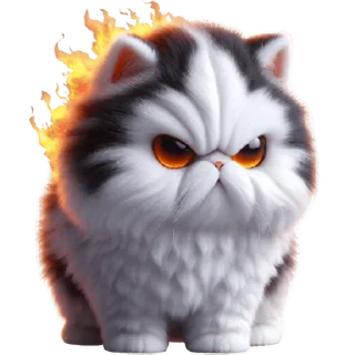 👹 emoji Милый пушистик @Nyasticks Telegram sticker 23 of 35