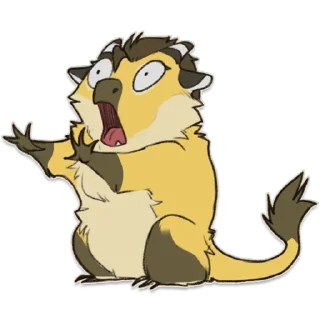 😲 emoji Runa and Reggie Telegram sticker 6 of 55