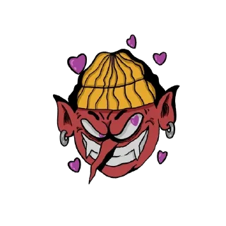 😏 emoji bad boys @K52MI Telegram sticker 7 of 8