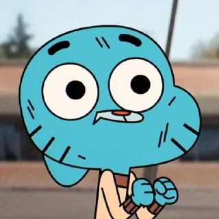 Sticker from gumball watterson