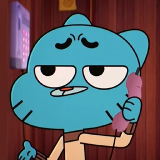 Sticker from gumball watterson
