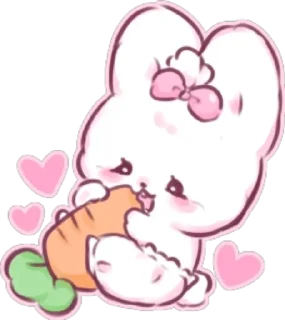 Sticker from зайчик ;; @cuppoftea