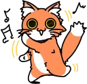 😀 emoji Wonderful orange cat (@n_chronos) Telegram sticker 6 of 40