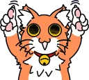 😄 emoji Wonderful orange cat (@n_chronos) Telegram sticker 17 of 40