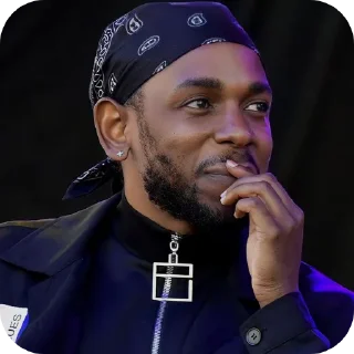 🙂 emoji Kendrick Lamar • @Earth928B Telegram sticker 7 of 75