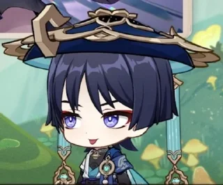 Sticker from wanderer chibi | чиби странник