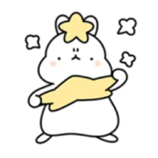 ✨ emoji star rabbit @nyakwii Telegram sticker 8 of 24