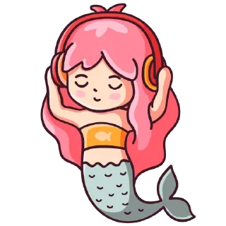 Sticker from mermaid
