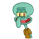 😍 emoji Squidward & Squilvia Telegram sticker 13 of 20