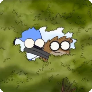 😐 emoji Regular_show | @azub7 Telegram sticker 19 of 39
