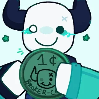 🪙 emoji BROKER @BlueberryStickers Telegram sticker 18 of 95